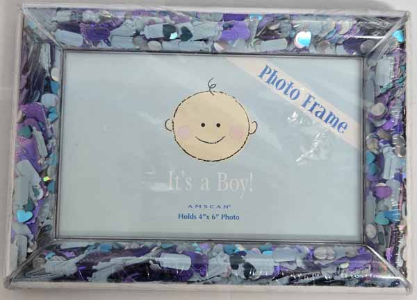 A Star Is Born Boy Confetti Frame