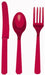 Peach Plastic Knives, 24 Pack