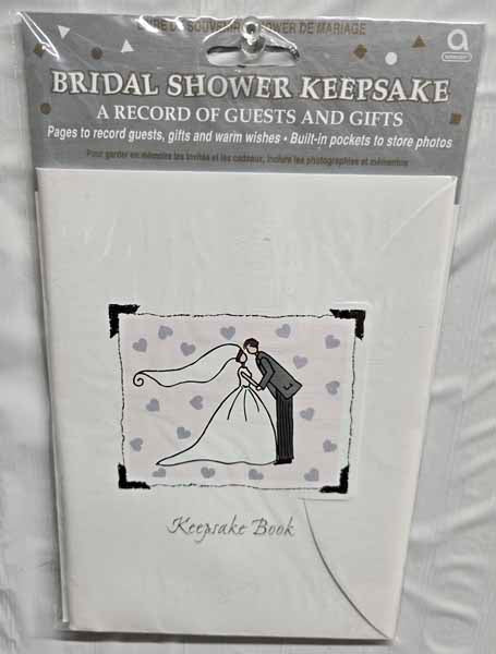 Bride & Groom Wedding Keepsake Book