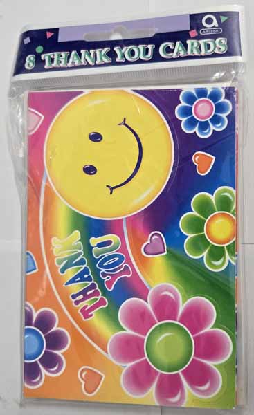In the Groove Thank You Cards, 8 Pack