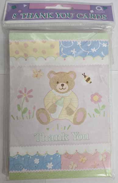 Precious Baby Thank You Cards, 8 Pack