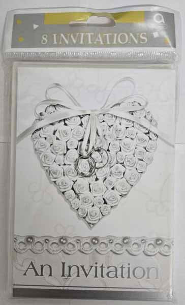With This Ring Wedding Invitations, 8 Count