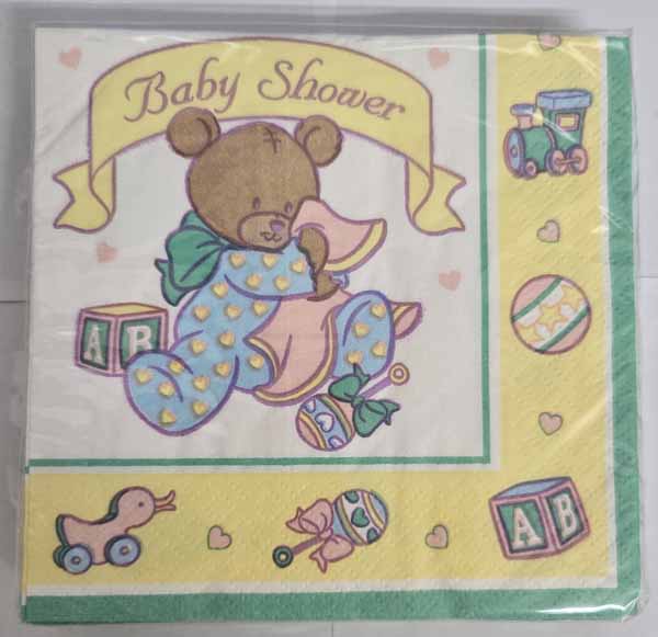 Sweet Dreams Baby Shower Beverage Napkins, 16 Count
