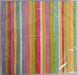 Poppy Stripe Beverage Napkins, 16 Count
