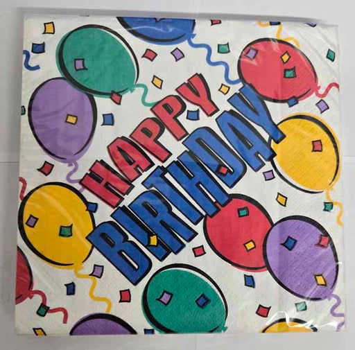 Balloon Party Luncheon Napkins, 16 Count