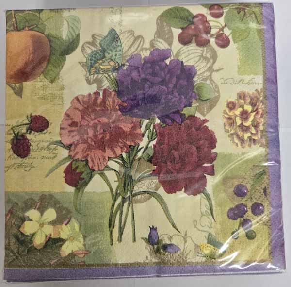 Le Jardin Luncheon Napkins, 16 Count