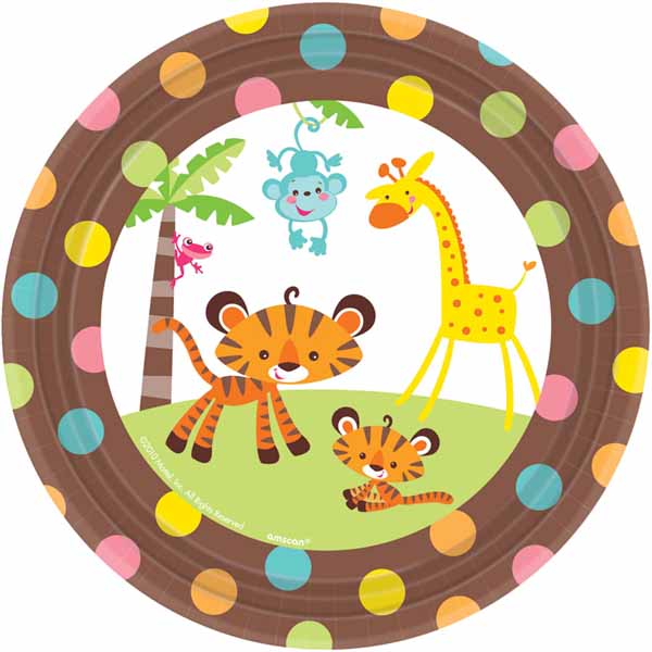 Fisher-Price Baby 7-Inch Plates, 8 Count