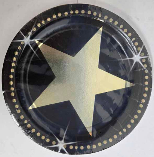 Star Attraction 7-Inch Party Plates, 8 Pack