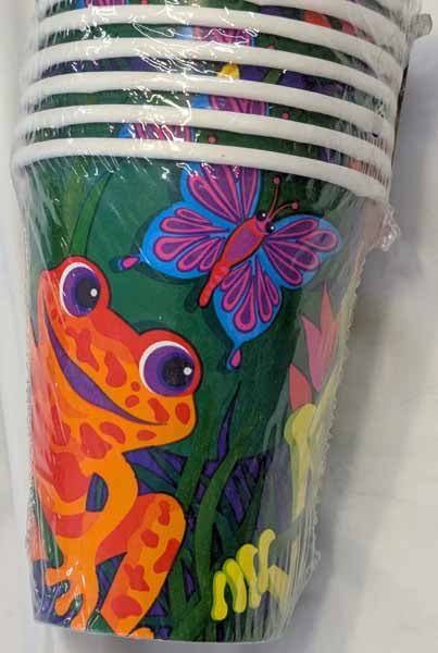 Frogs & Friends 9 oz Party Cups, 8 Count