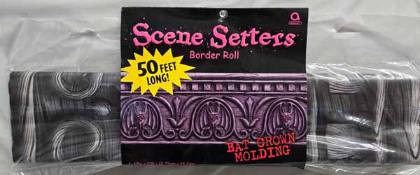 Bat Crown Halloween Border Roll