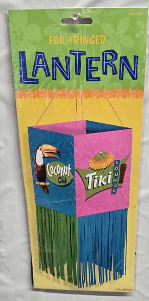 Tiki Lounge Fringe Lantern