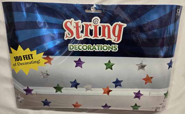 Multicolor String Decoration