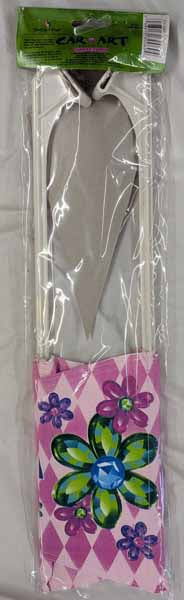 Flower Power Car Decoration Flags, 2 Pack