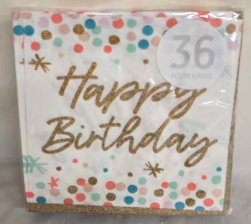 Big Wish Birthday Luncheon Napkins, 36 Count