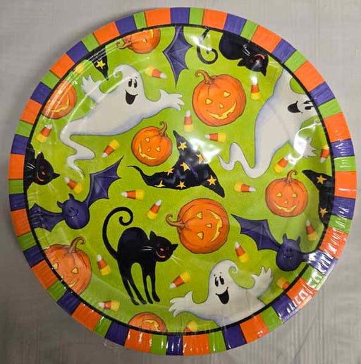 Scary Fun 7-Inch Halloween Plates, 18 Count