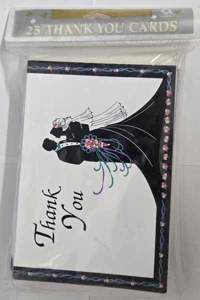 Wedding Silhouette Thank You