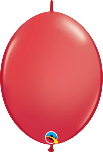Qualatex QuickLink 6" Red Latex Balloons (50/Pk)