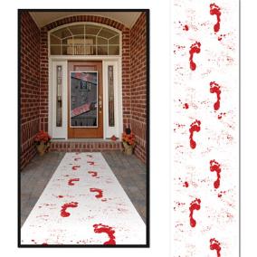 Bloody Footprint Halloween Runner