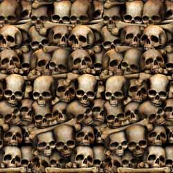 Catacombs Halloween Backdrop, 4 ft x 30 ft