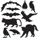 HALLOWEEN 6"-10" SILHOUETTES 10/PKG