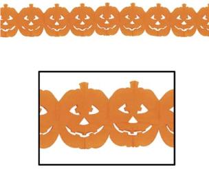 Jack-O'-Lantern Petite Halloween Garland