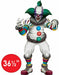 Jointed Creepy Clown Halloween Decoration, 1 Count