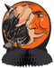 Witch & Moon Halloween Centerpiece, 9.75 Inches
