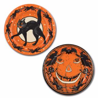 9-Inch Halloween Party Plates, 8-Pack