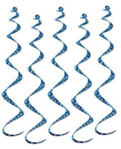 SNOWFLAKE WHIRLS 24" 5/PK