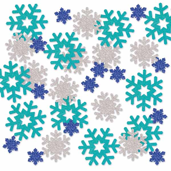 Snowflake Deluxe Confetti, 0.5 oz