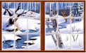 Winter Insta-View Decoration, 38 Inches x 62 Inches