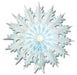 17-Inch Dip-Dyed Snowflake Decorations, 2-Pack