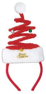 Red Springy Santa Bopper, 1 Per Package