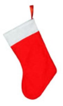 15-Inch Felt Christmas Stocking