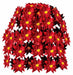 24-Inch Poinsettia Cascade Christmas Decoration