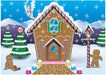 Gingerbread House Fabric Backdrop, 5 x 7 ft