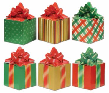 Christmas Favor Box, 3¼ x 5¾ Inches