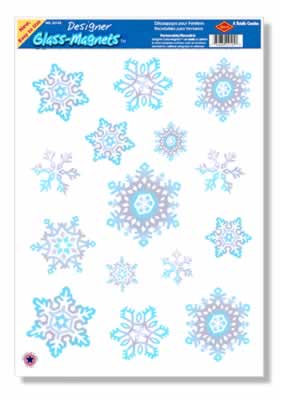 Crystal Snowflake Clings