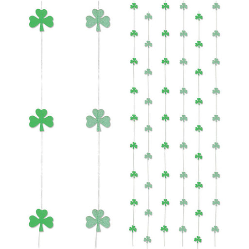 Shamrock Stringers St. Patrick's Day Decorations, 6-Pack