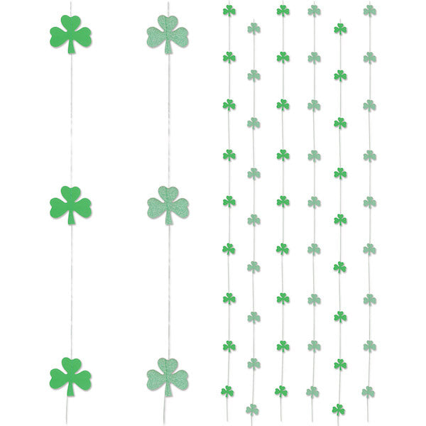 Shamrock Stringers St. Patrick's Day Decorations, 6-Pack