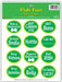 ST. PATRICK PUB FUN STICKERS 9" X 12" SH