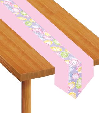 EASTER EGG FABRIC TABLE RUNNER 12"X6'