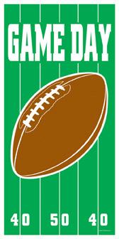 Game Day Football Door Cover, 1 Pack