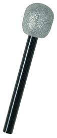 10-Inch Glittered Microphone Party Prop