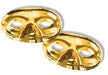 Gold Metallic Half Mask