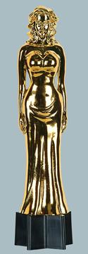 Awards Night Female Figure Decoration, 9 Inch