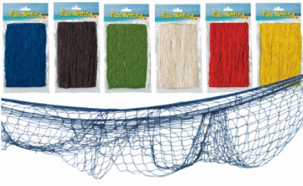 Yellow Decorative Fish Netting, 4 ft x 12 ft