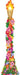 4 ft Jointed Floral Tiki Torch Decoration