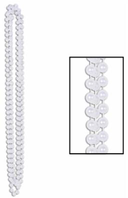 PARTY BEADS - LARGE ROUND 12MM X 48"3/CD
