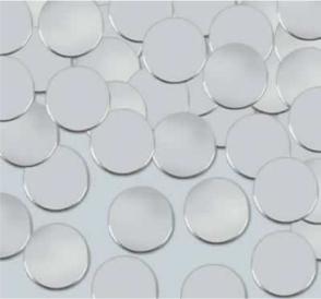 Silver Fanci Fetti Dot Confetti, 1 oz